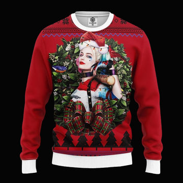 Harley Quinn Suicide Squad Noel Mc Ugly Christmas Sweater Thanksgiving Gift ? Usalast