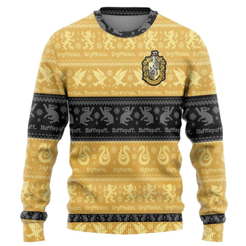Harry Potter Hufflepuff Christmas Sweater ? Usalast