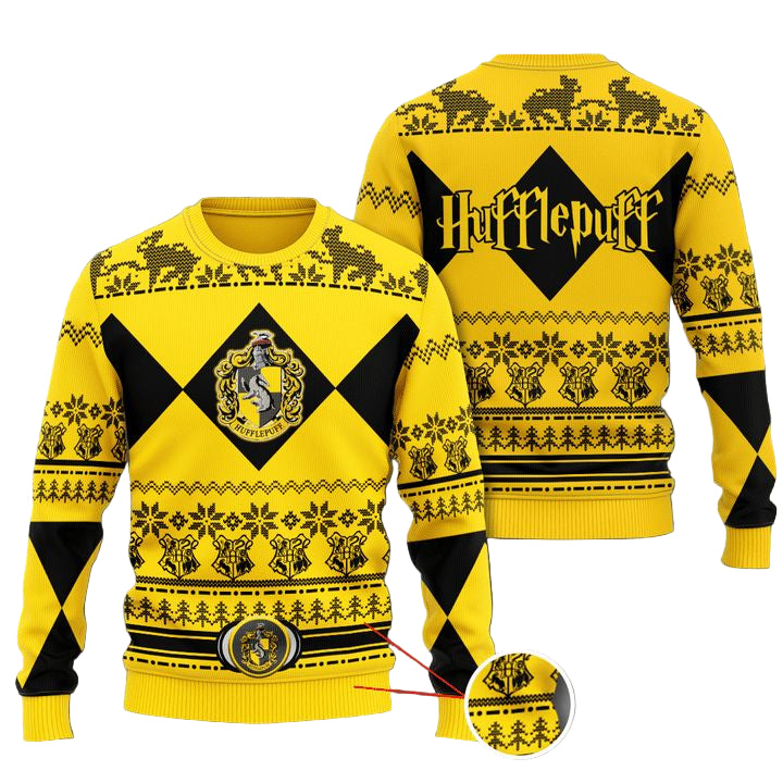 Harry Potter Hufflepuff House Ugly Sweater ? Usalast
