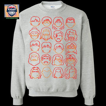 Harry Potter Line Heads Crewneck Sweater ? Usalast
