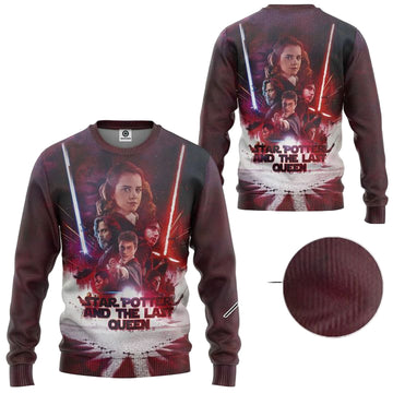 Harry Potter Star Potter and The Last Queen Poster Ugly Christmas Sweater ? Usalast
