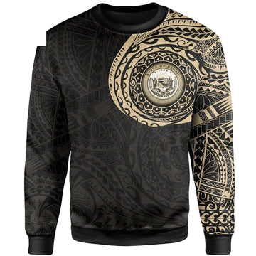 Hawaii In My Heart Tattoo Style Sweater ? New Version Knitted Long-Sleeved Sweater A7 ? Usalast