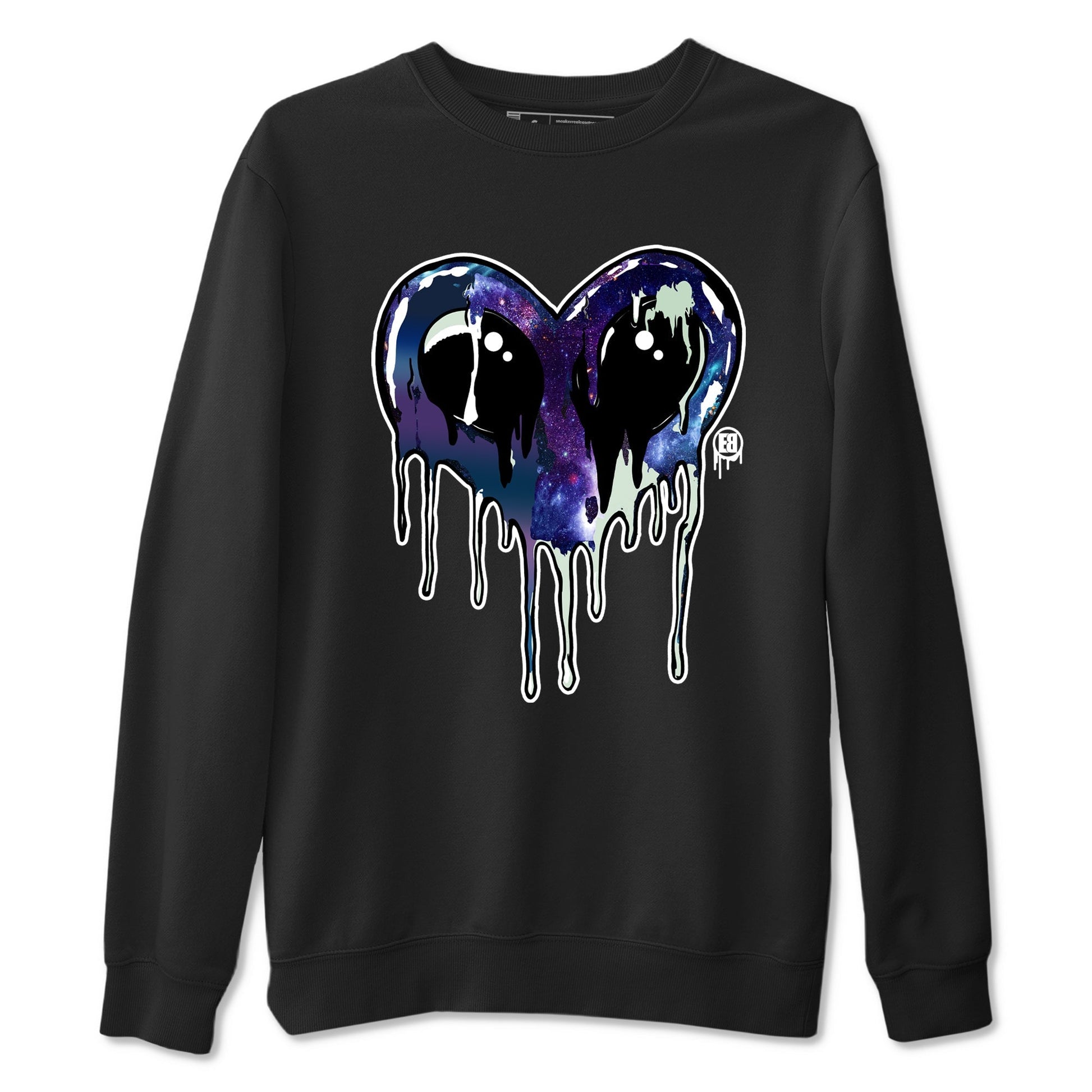 Heart Alien Sneaker Tees - Air Foamposite One Galaxy