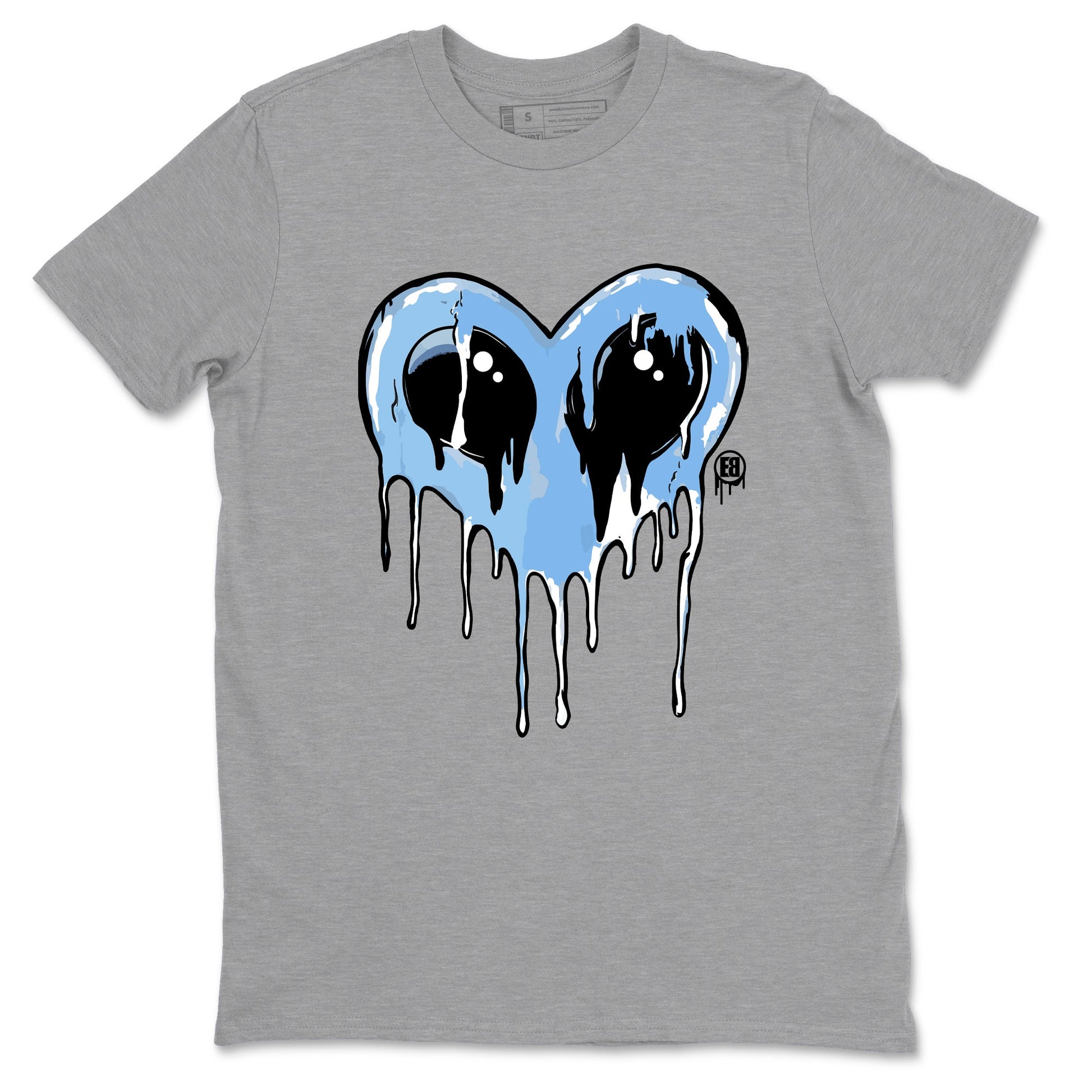 Heart Alien Sneaker Tees - Air Jordan 11 Legend Blue