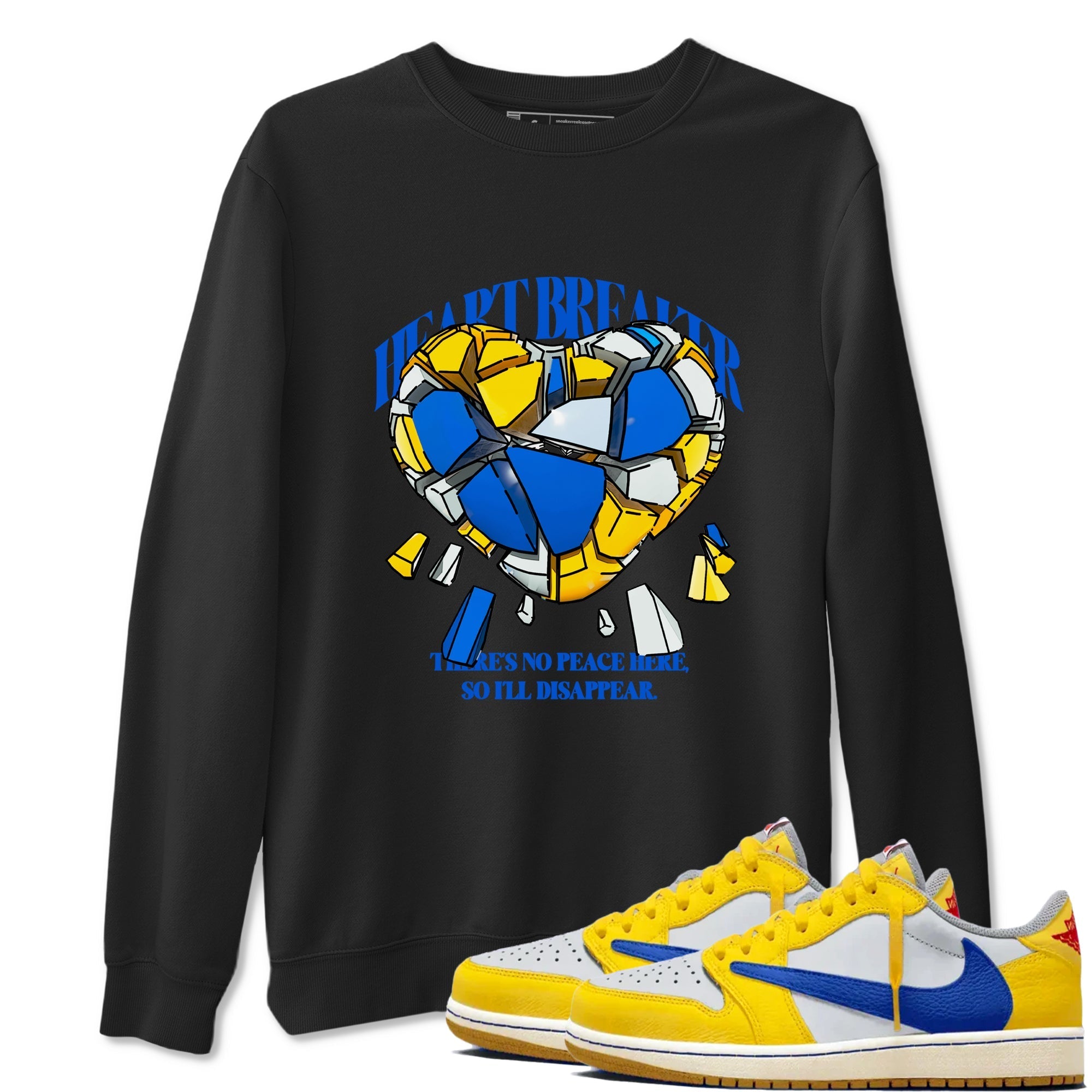 Heart Breaker Sneaker Tees - Air Jordan 1 Travis Scott Canary