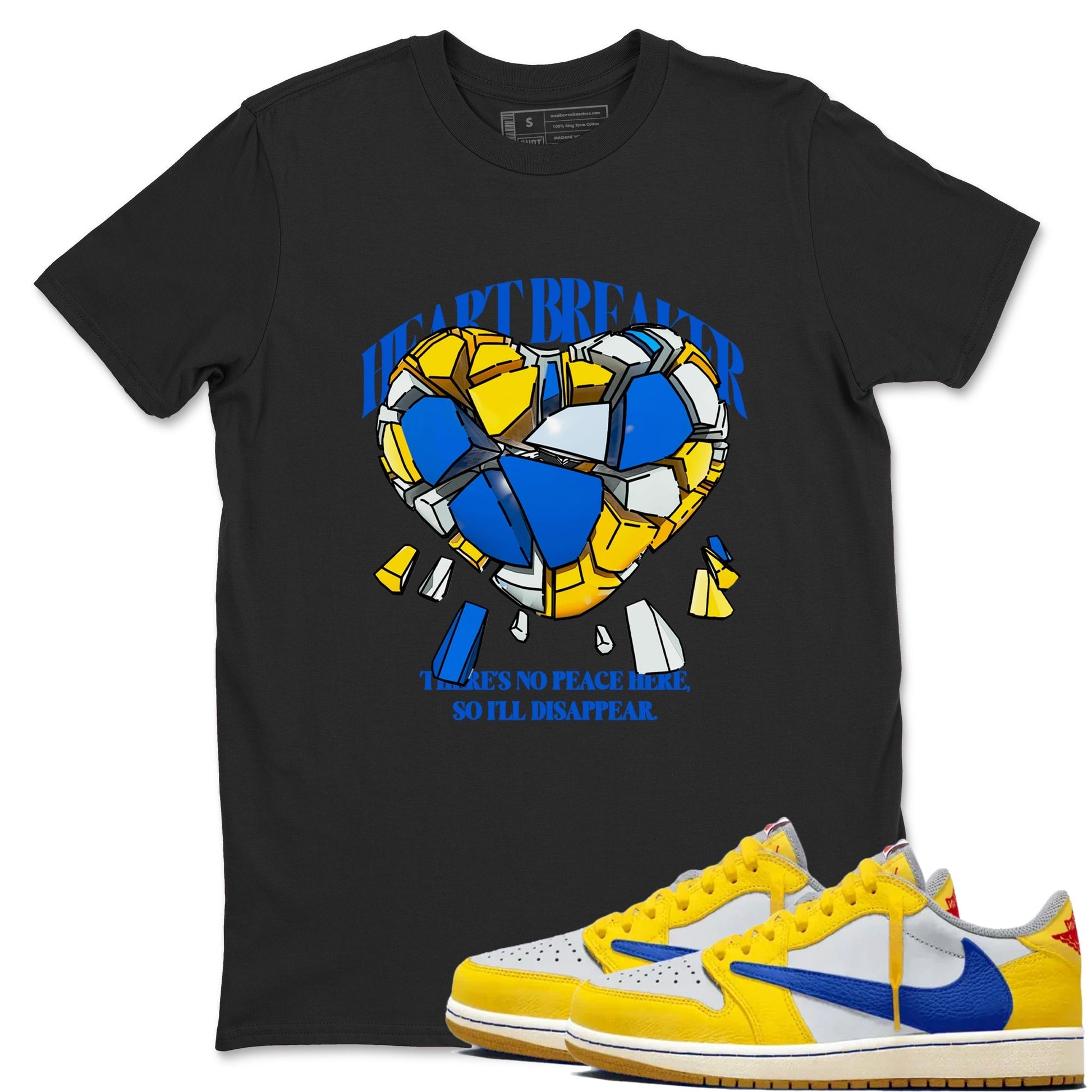 Heart Breaker Sneaker Tees - Air Jordan 1 Travis Scott Canary