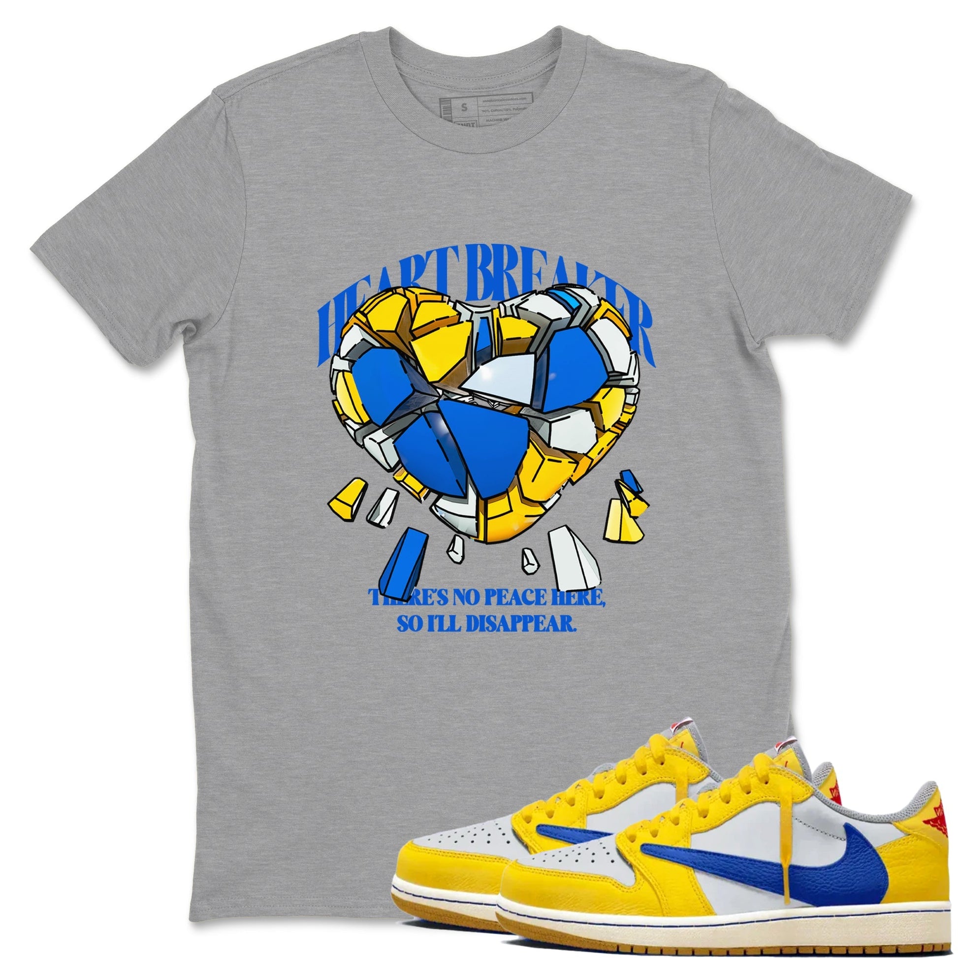 Heart Breaker Sneaker Tees - Air Jordan 1 Travis Scott Canary