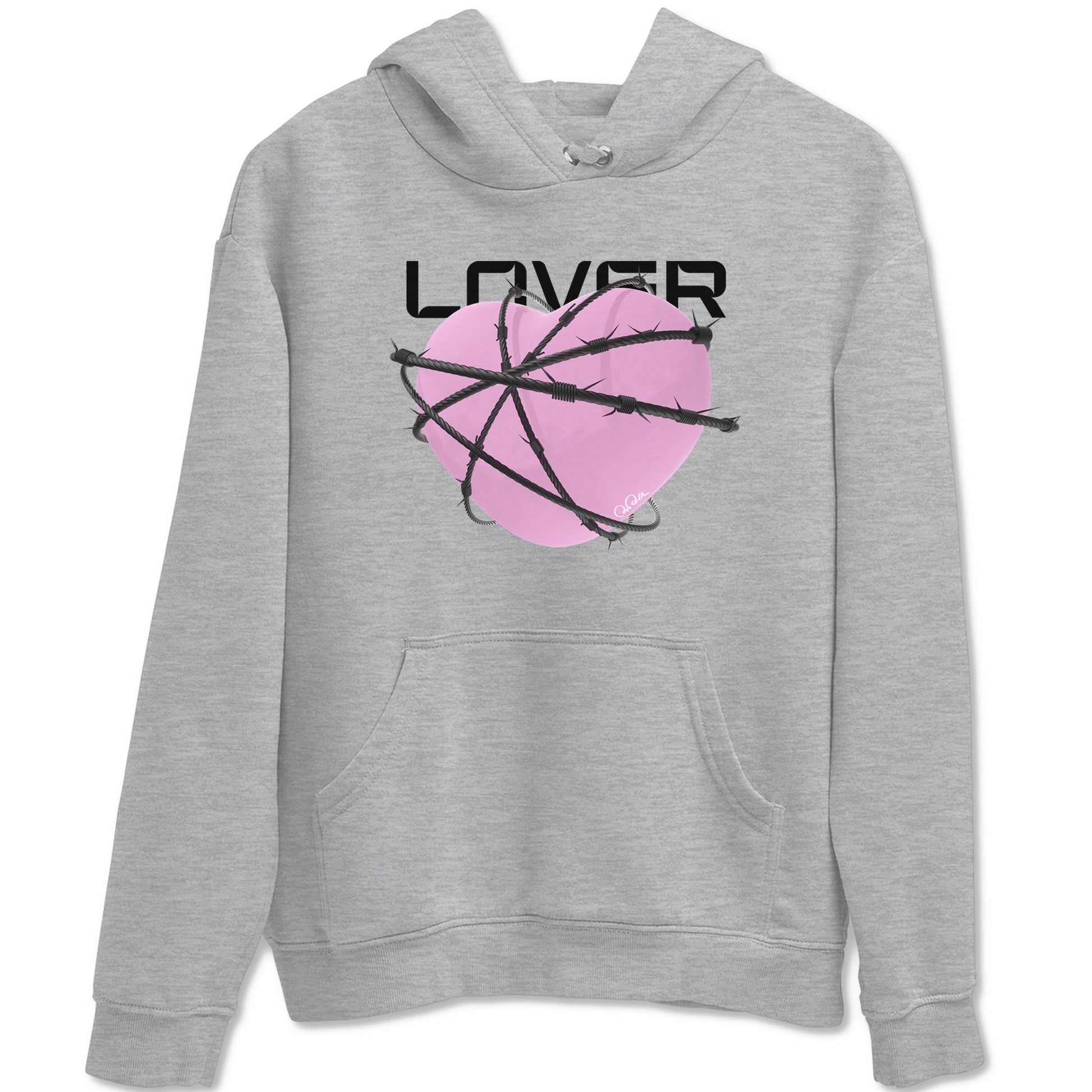 Heart Lover Sneaker Tees - Air Jordan 4 Orchid