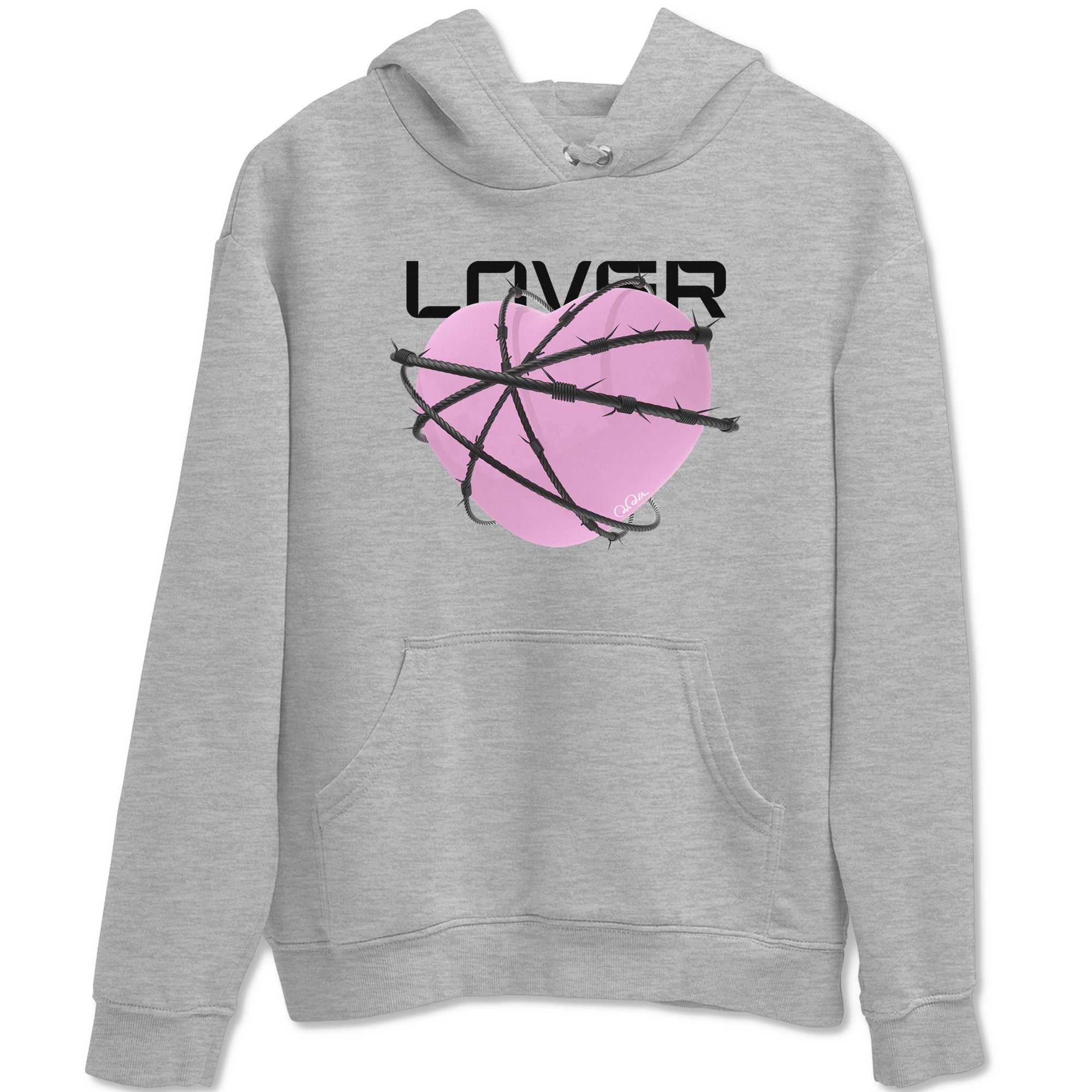Heart Lover Sneaker Tees - Air Jordan 4 Orchid