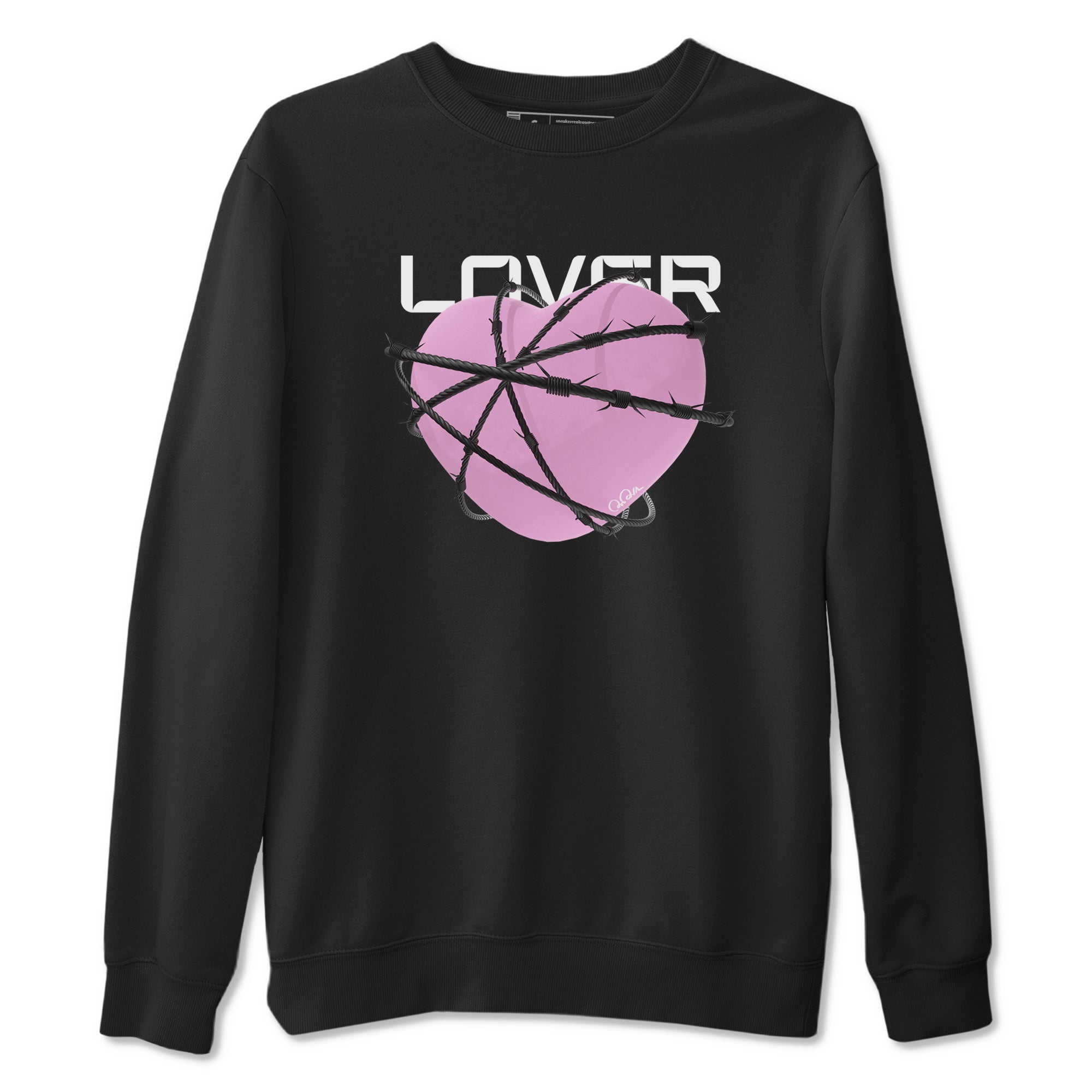 Heart Lover Sneaker Tees - Air Jordan 4 Orchid