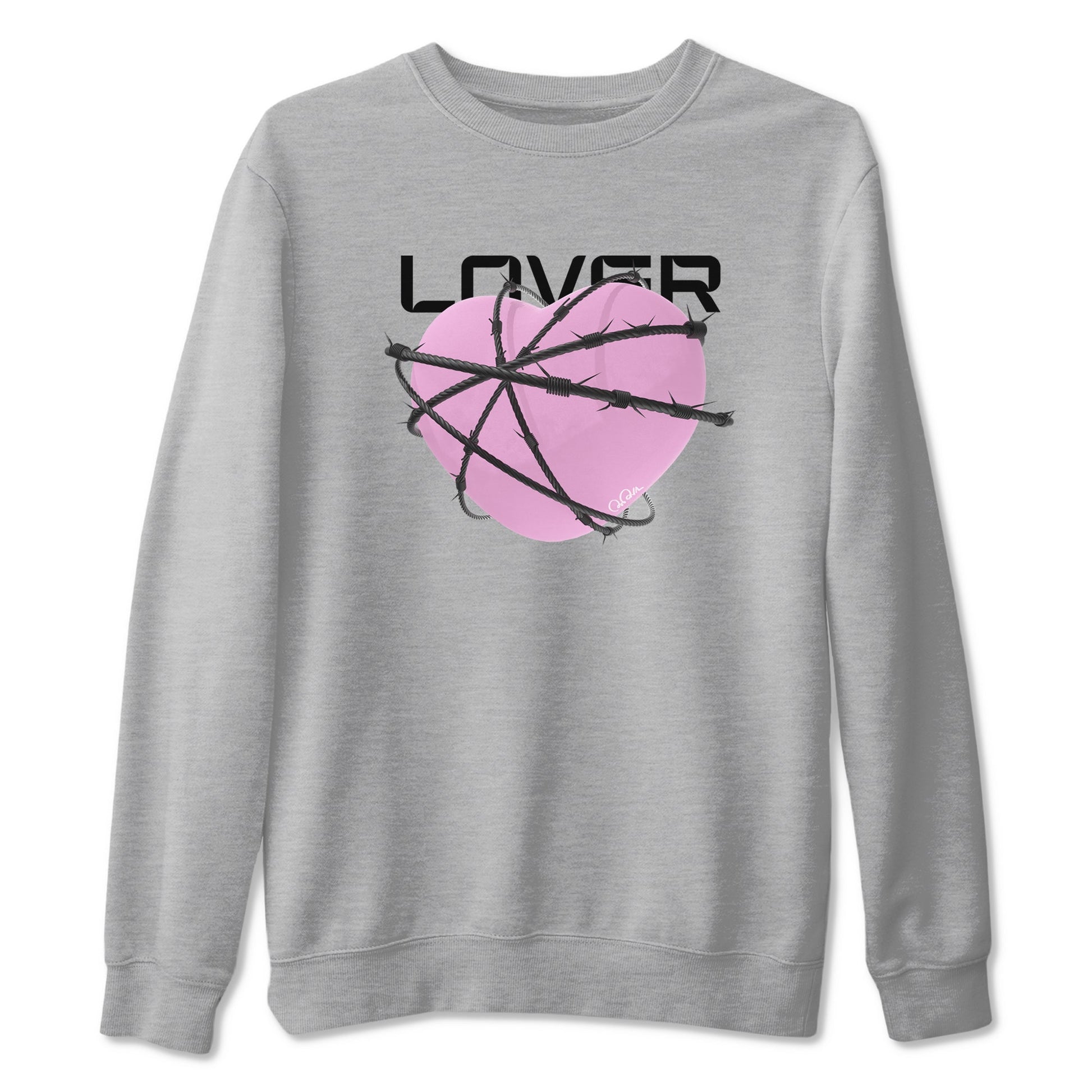 Heart Lover Sneaker Tees - Air Jordan 4 Orchid