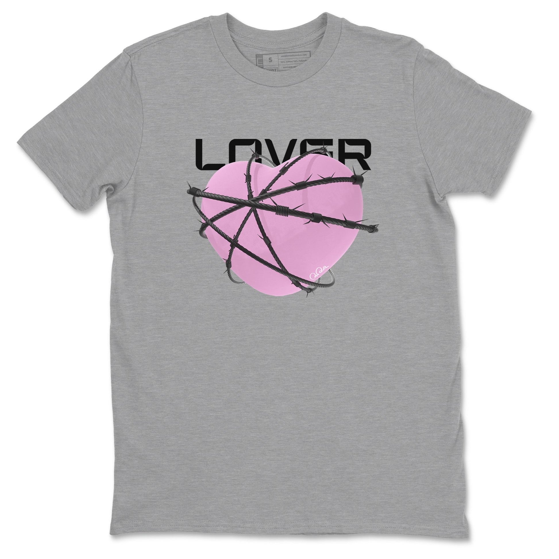 Heart Lover Sneaker Tees - Air Jordan 4 Orchid