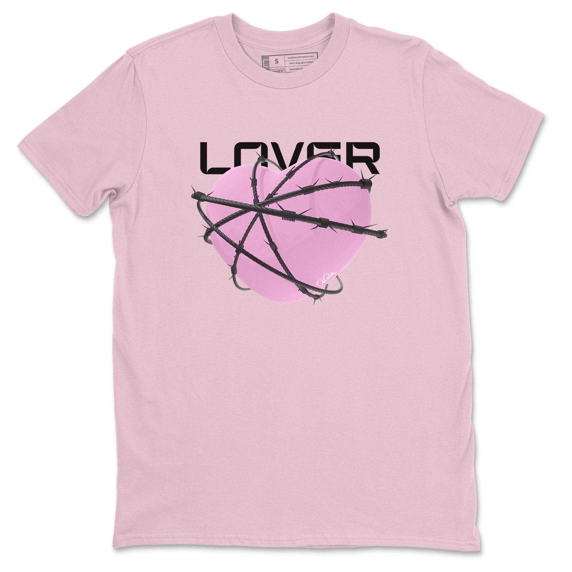 Heart Lover Sneaker Tees - Air Jordan 4 Orchid
