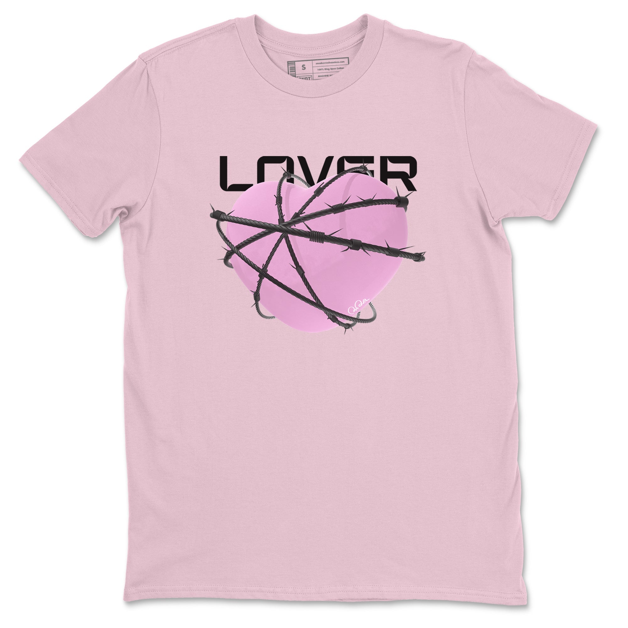 Heart Lover Sneaker Tees - Air Jordan 4 Orchid