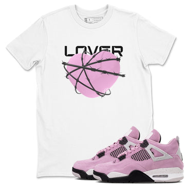 Heart Lover Sneaker Tees - Air Jordan 4 Orchid