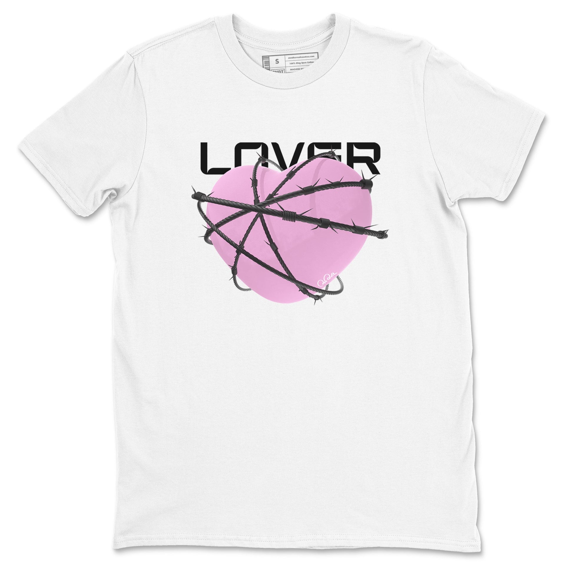 Heart Lover Sneaker Tees - Air Jordan 4 Orchid