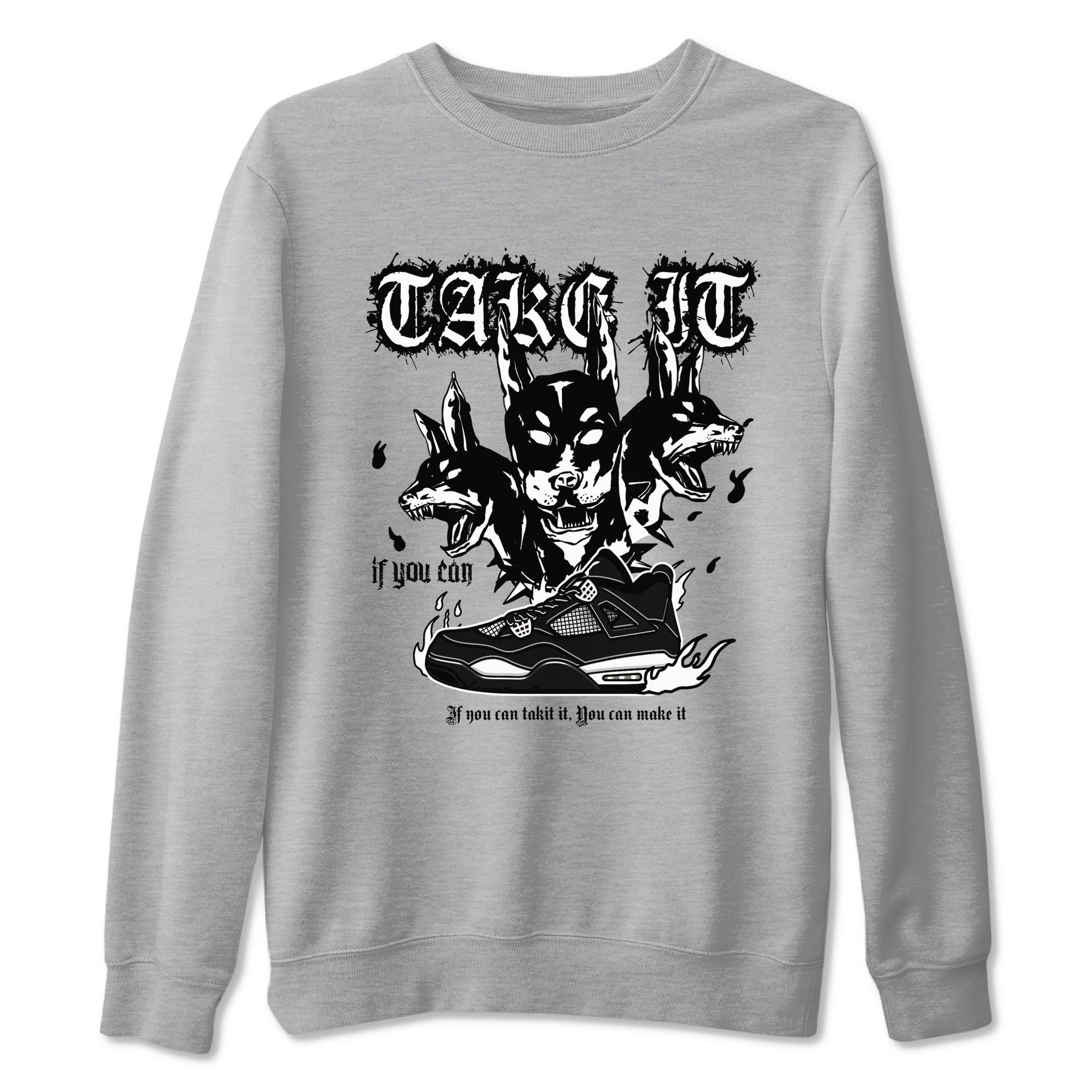 Hell Hounds Sneaker Tees - Air Jordan 4 White Thunder