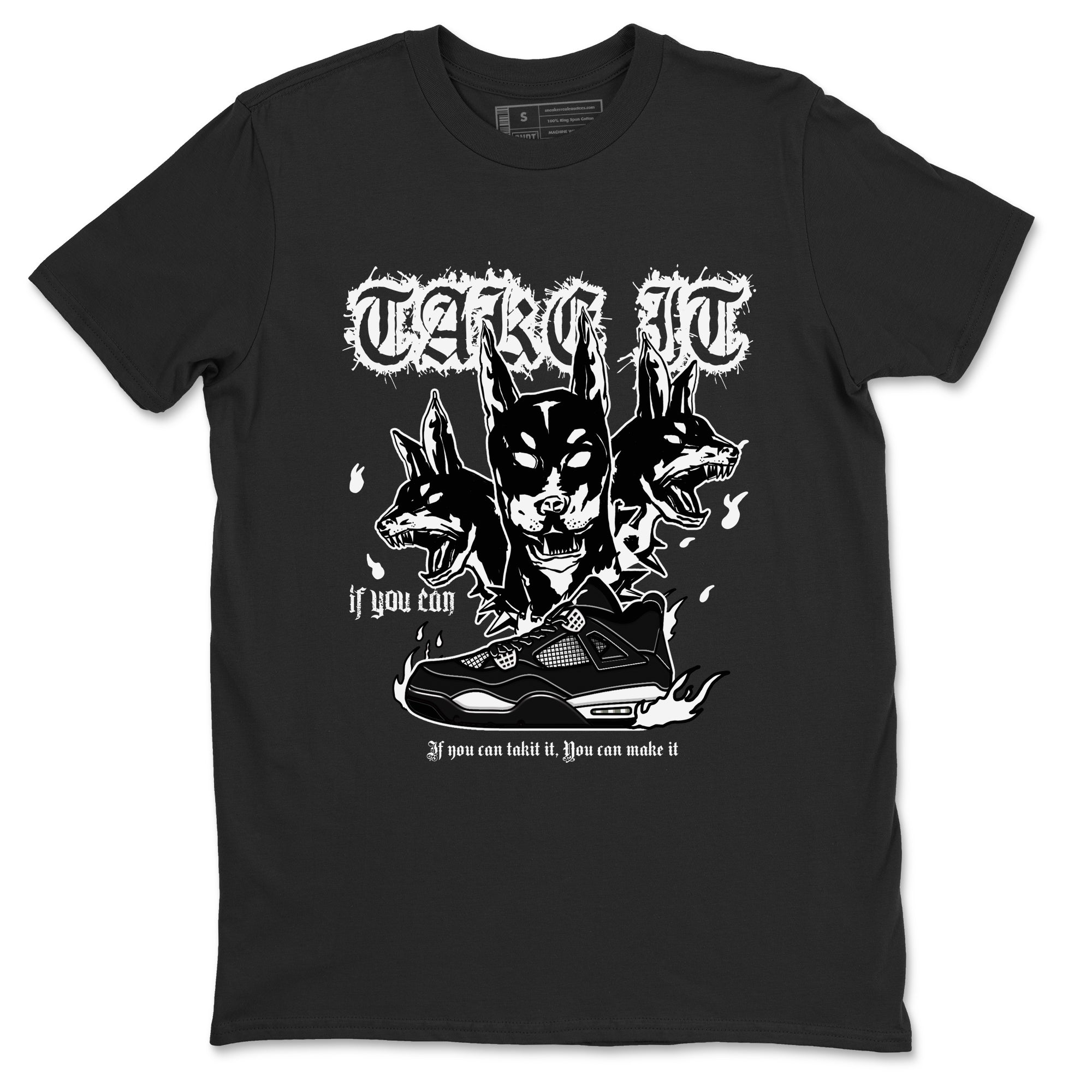 Hell Hounds Sneaker Tees - Air Jordan 4 White Thunder