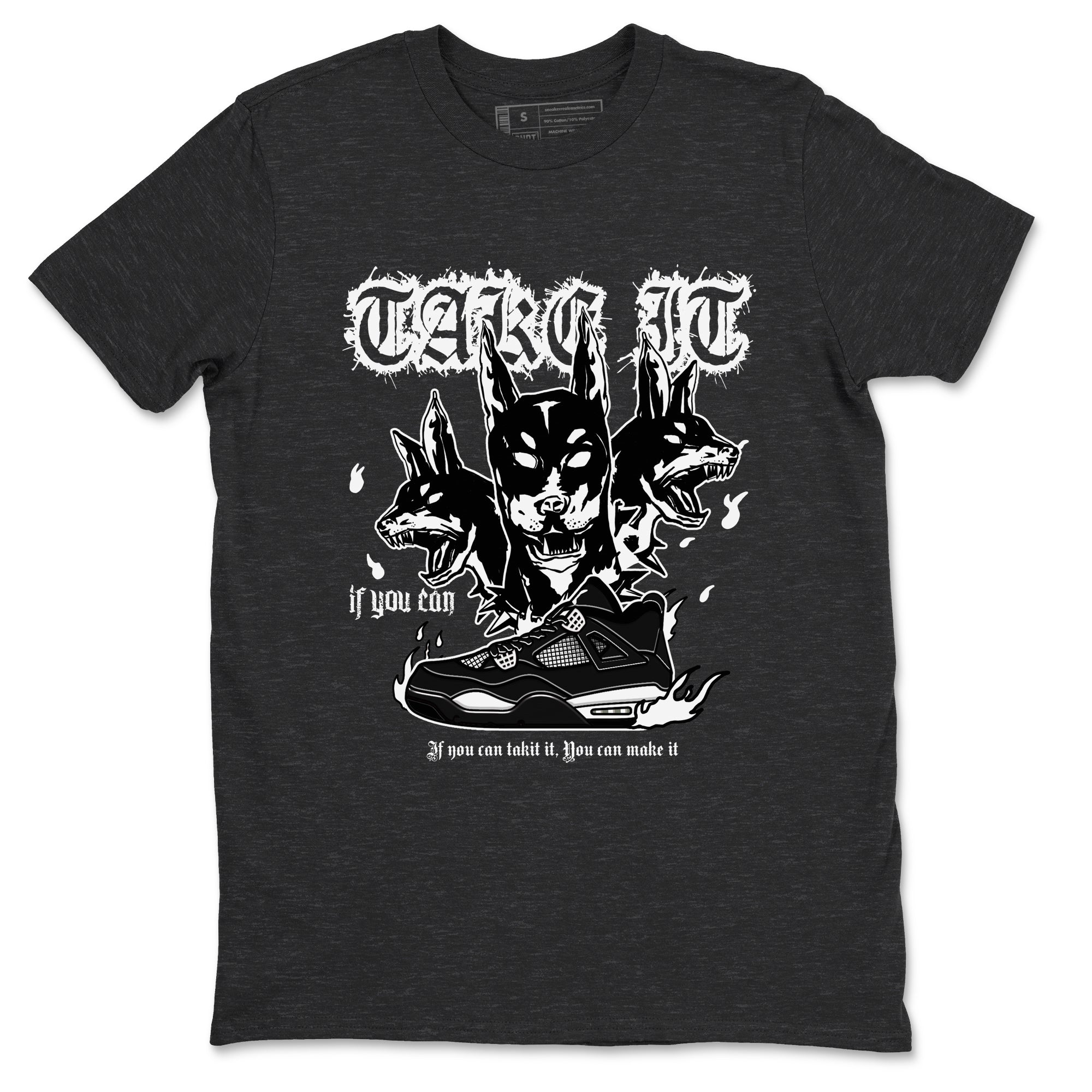 Hell Hounds Sneaker Tees - Air Jordan 4 White Thunder