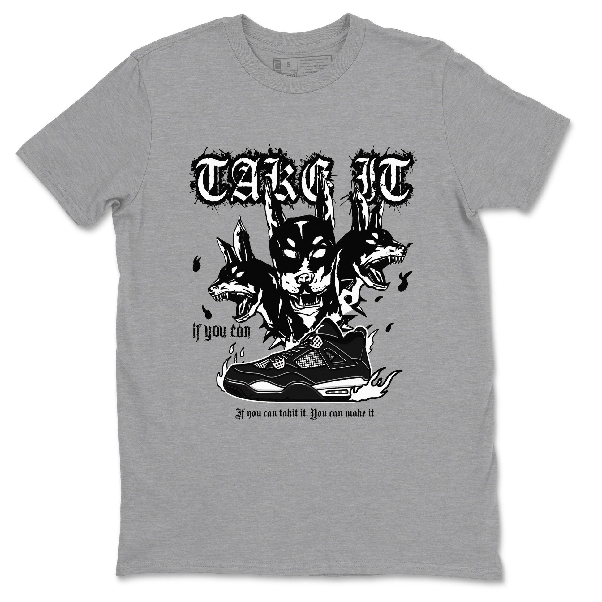 Hell Hounds Sneaker Tees - Air Jordan 4 White Thunder