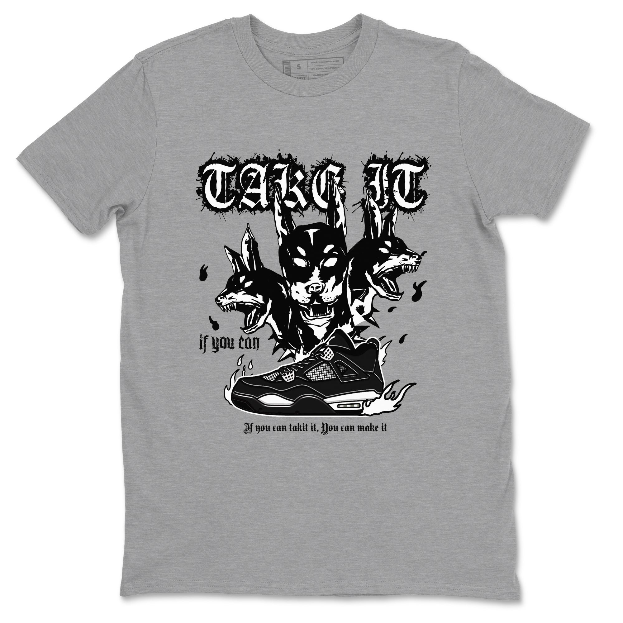 Hell Hounds Sneaker Tees - Air Jordan 4 White Thunder