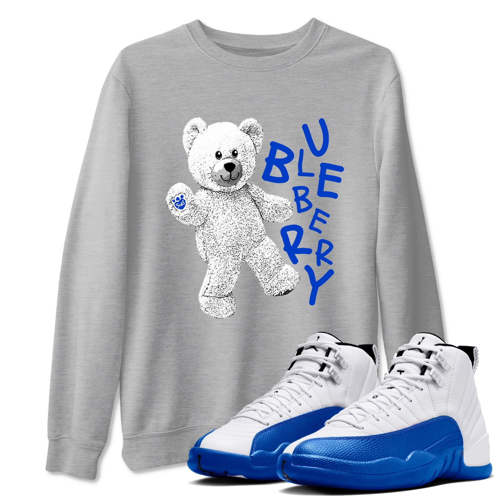 Hello Bear Sneaker Tees - Air Jordan 12 Blueberry
