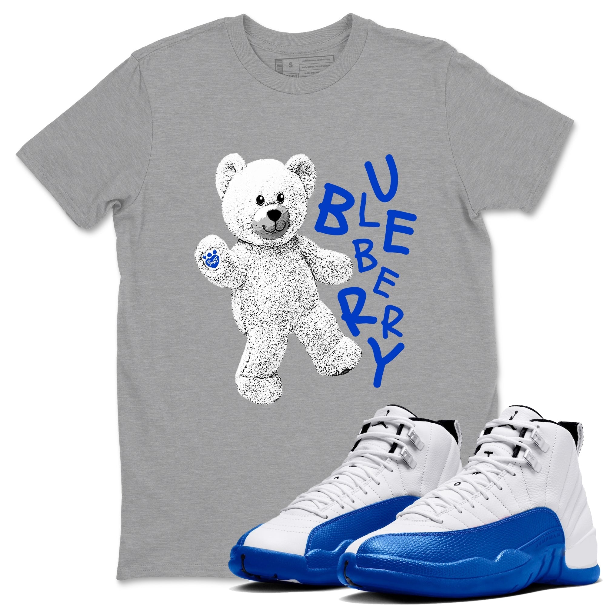 Hello Bear Sneaker Tees - Air Jordan 12 Blueberry