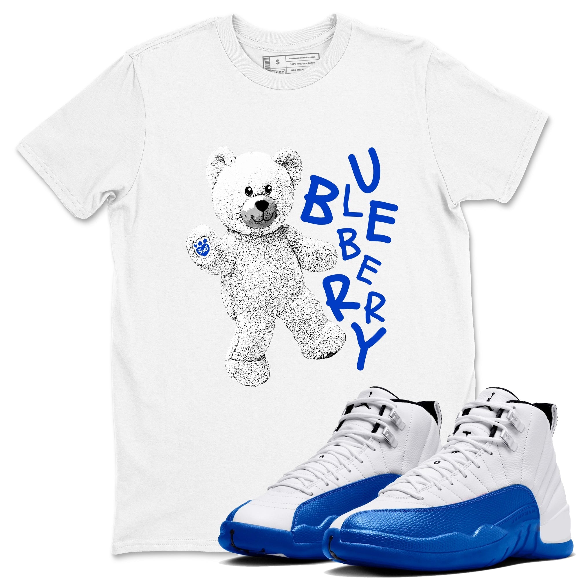 Hello Bear Sneaker Tees - Air Jordan 12 Blueberry