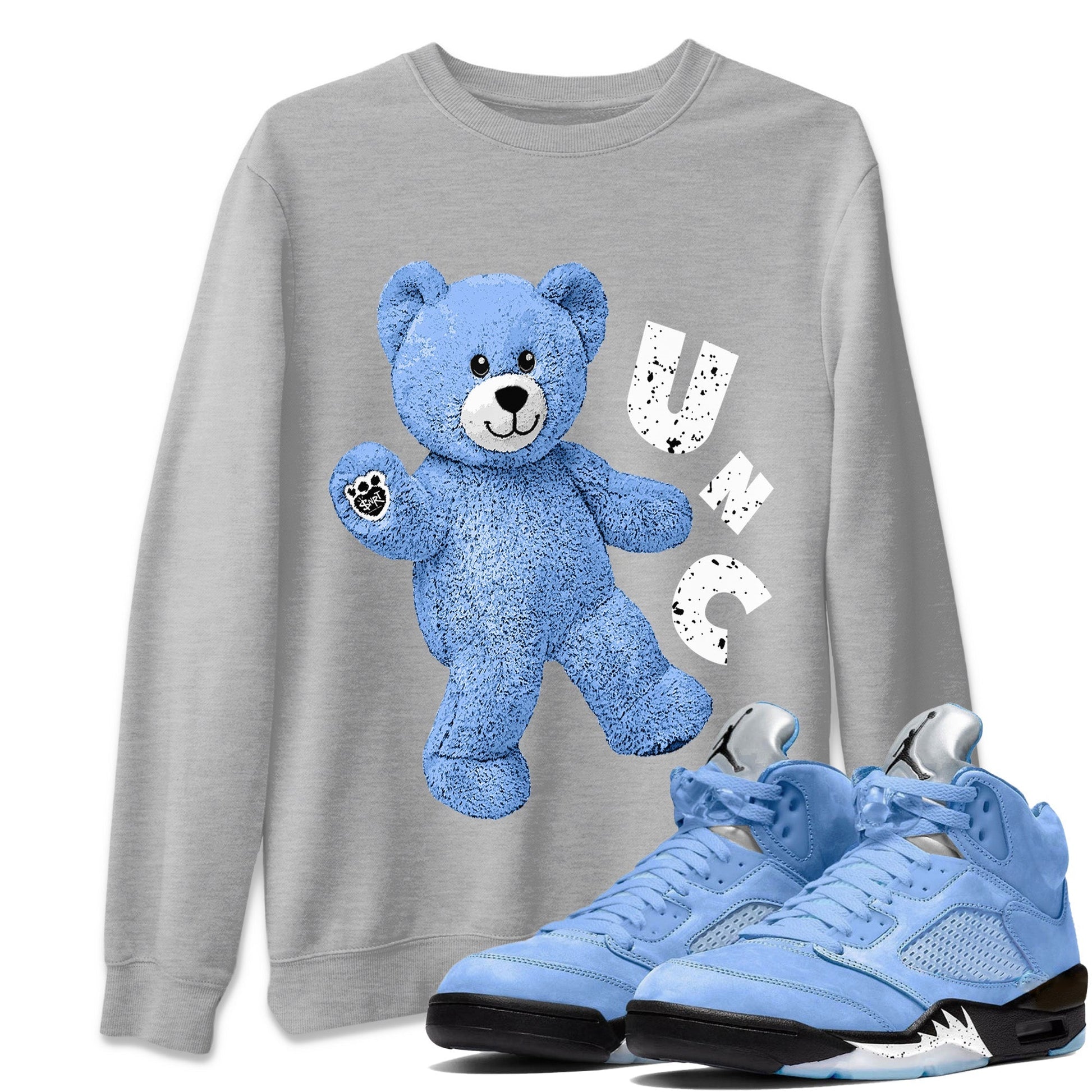 Hello Bear Unisex Tops - Air Jordan 5 UNC