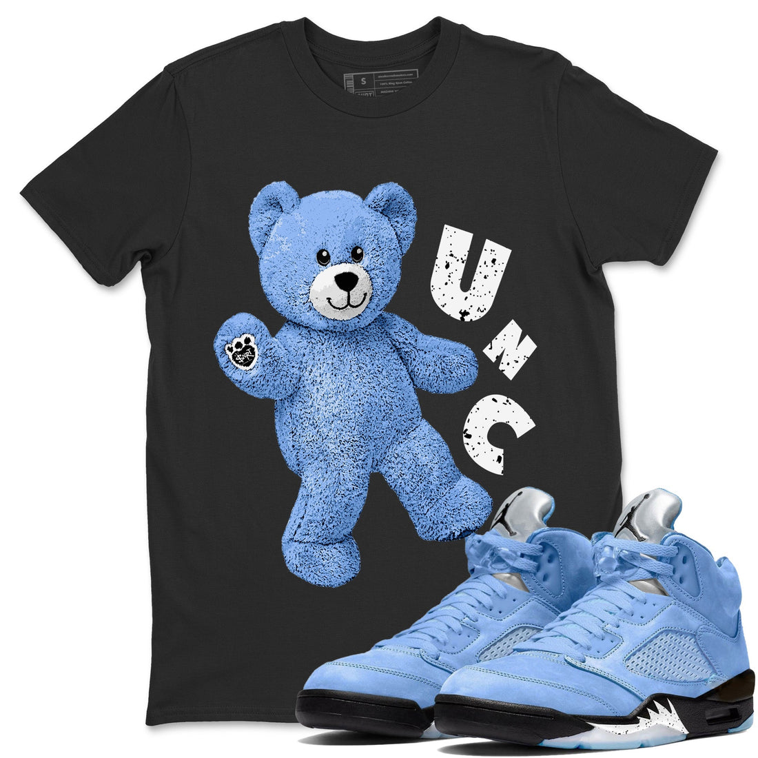 Hello Bear Unisex Tops - Air Jordan 5 UNC