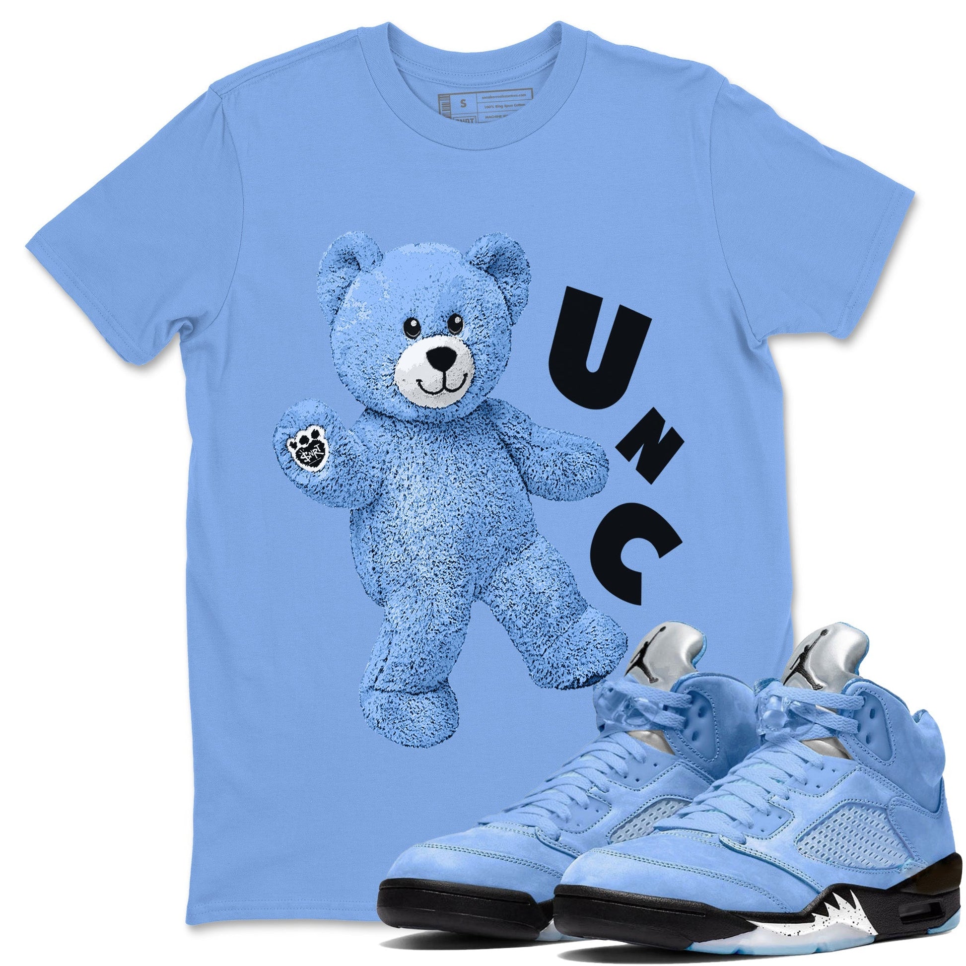 Hello Bear Unisex Tops - Air Jordan 5 UNC