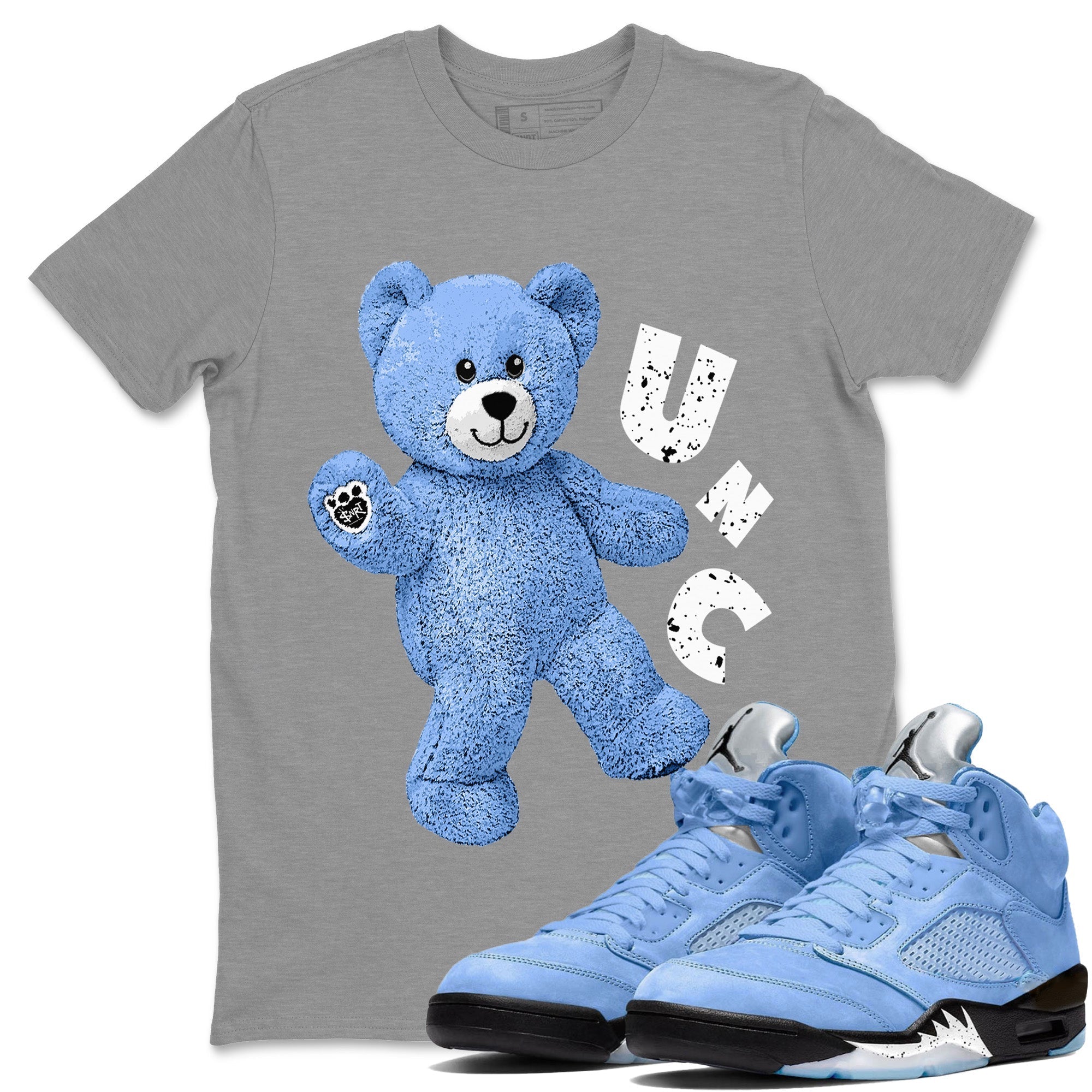 Hello Bear Unisex Tops - Air Jordan 5 UNC