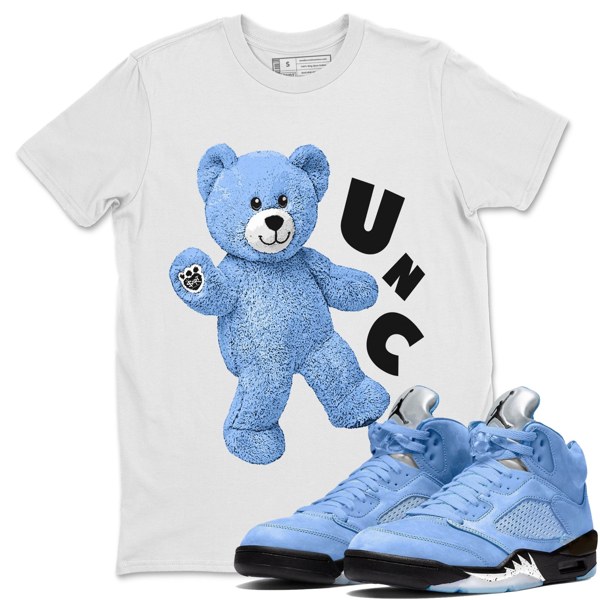 Hello Bear Unisex Tops - Air Jordan 5 UNC