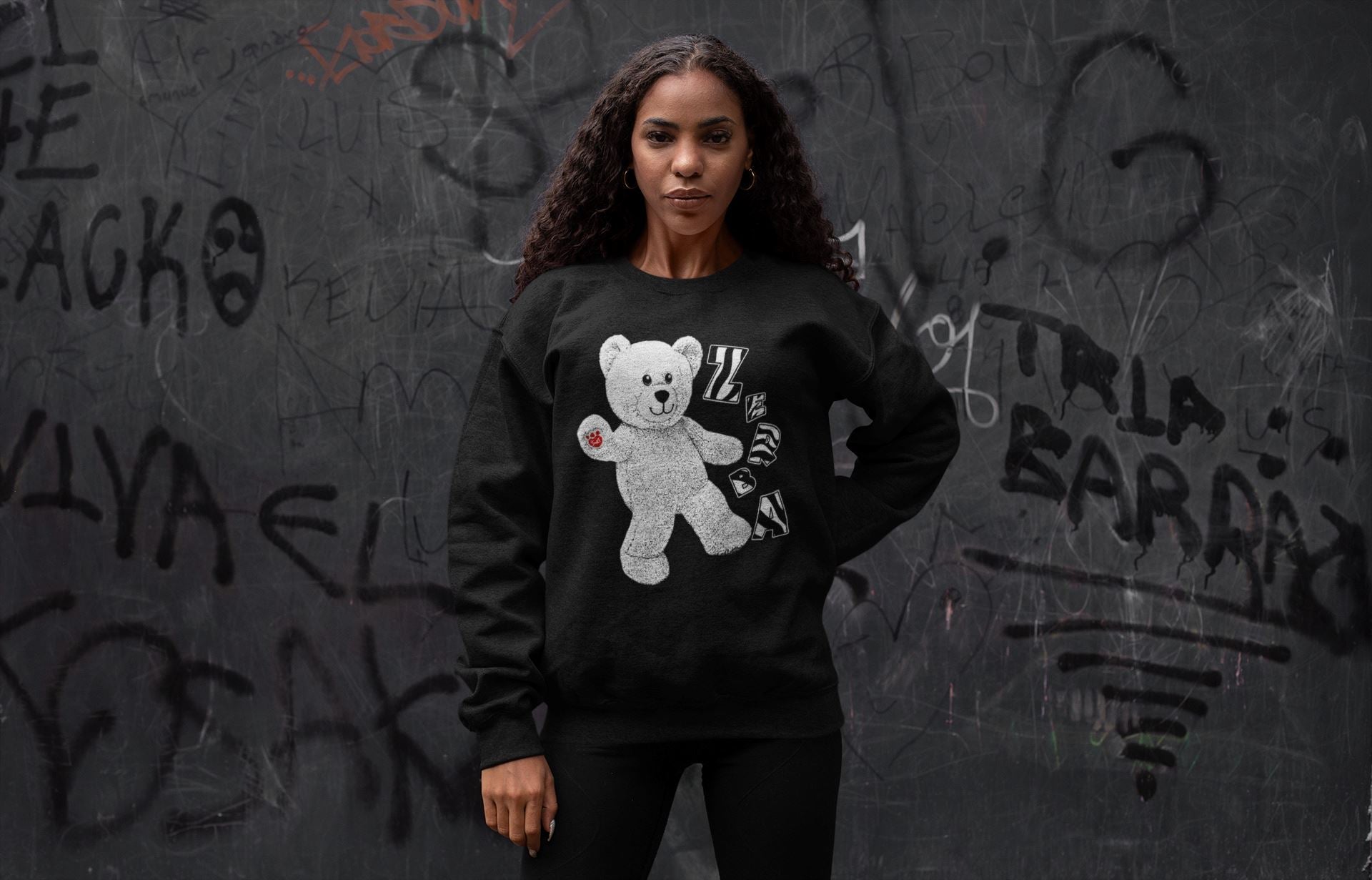 Hello Bear Unisex Tops - Yeezy 350 Zebra