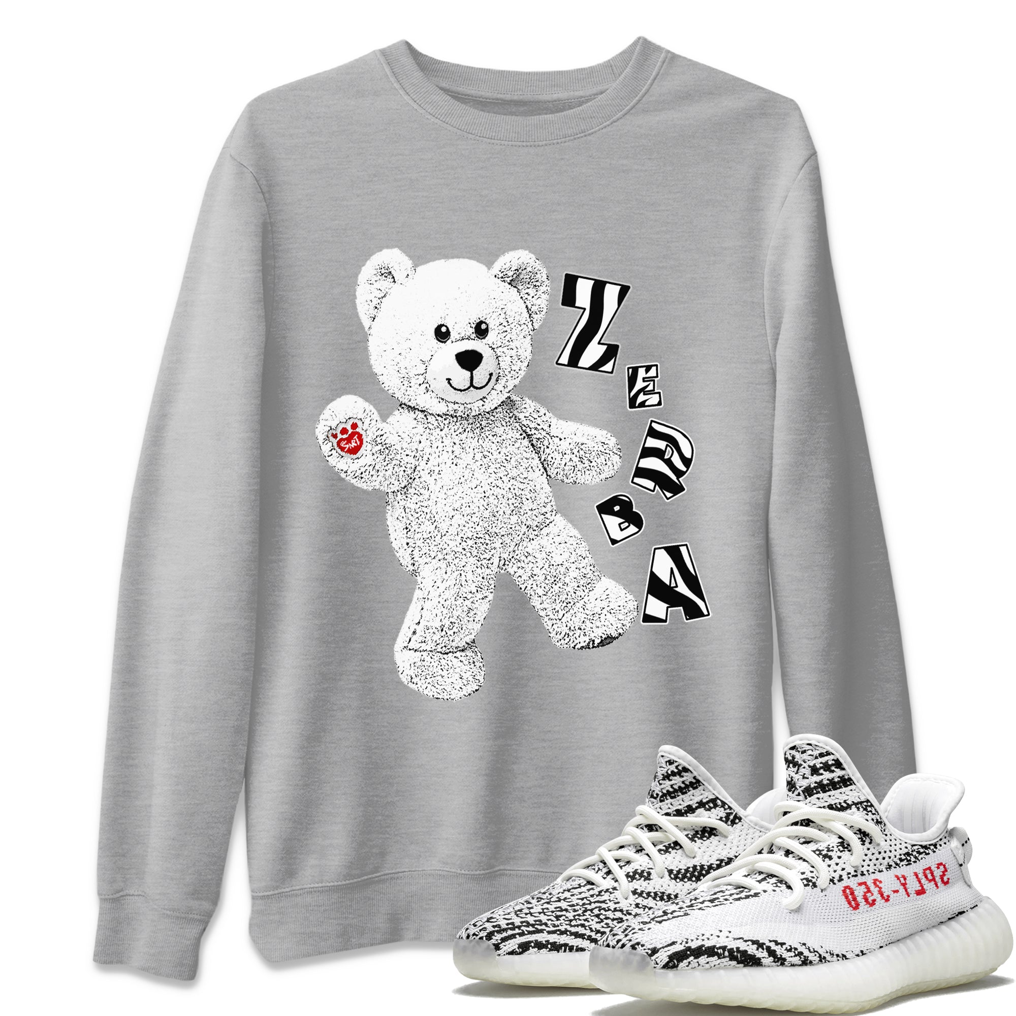 Hello Bear Unisex Tops - Yeezy 350 Zebra