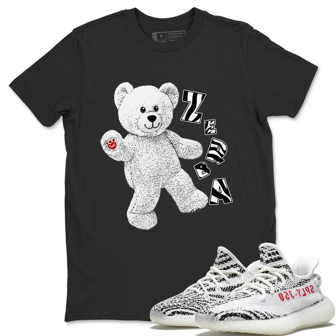 Hello Bear Unisex Tops - Yeezy 350 Zebra