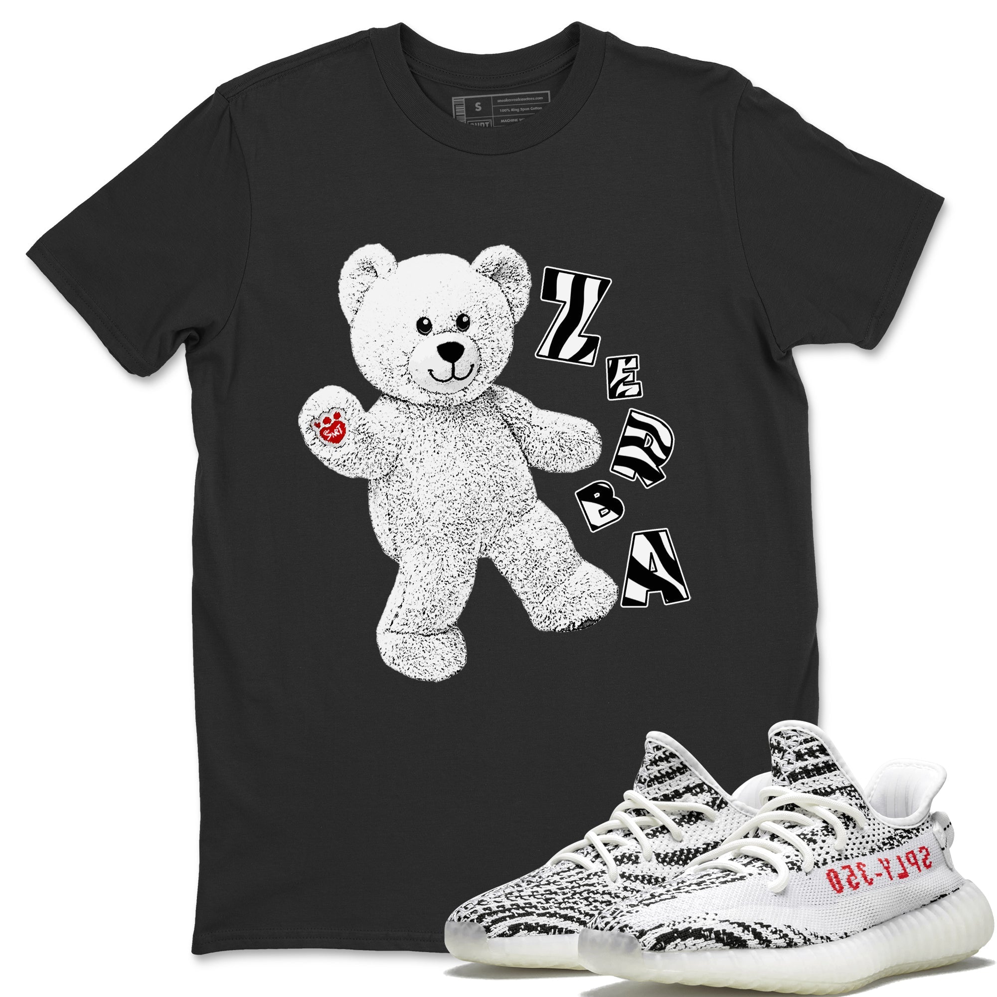 Hello Bear Unisex Tops - Yeezy 350 Zebra