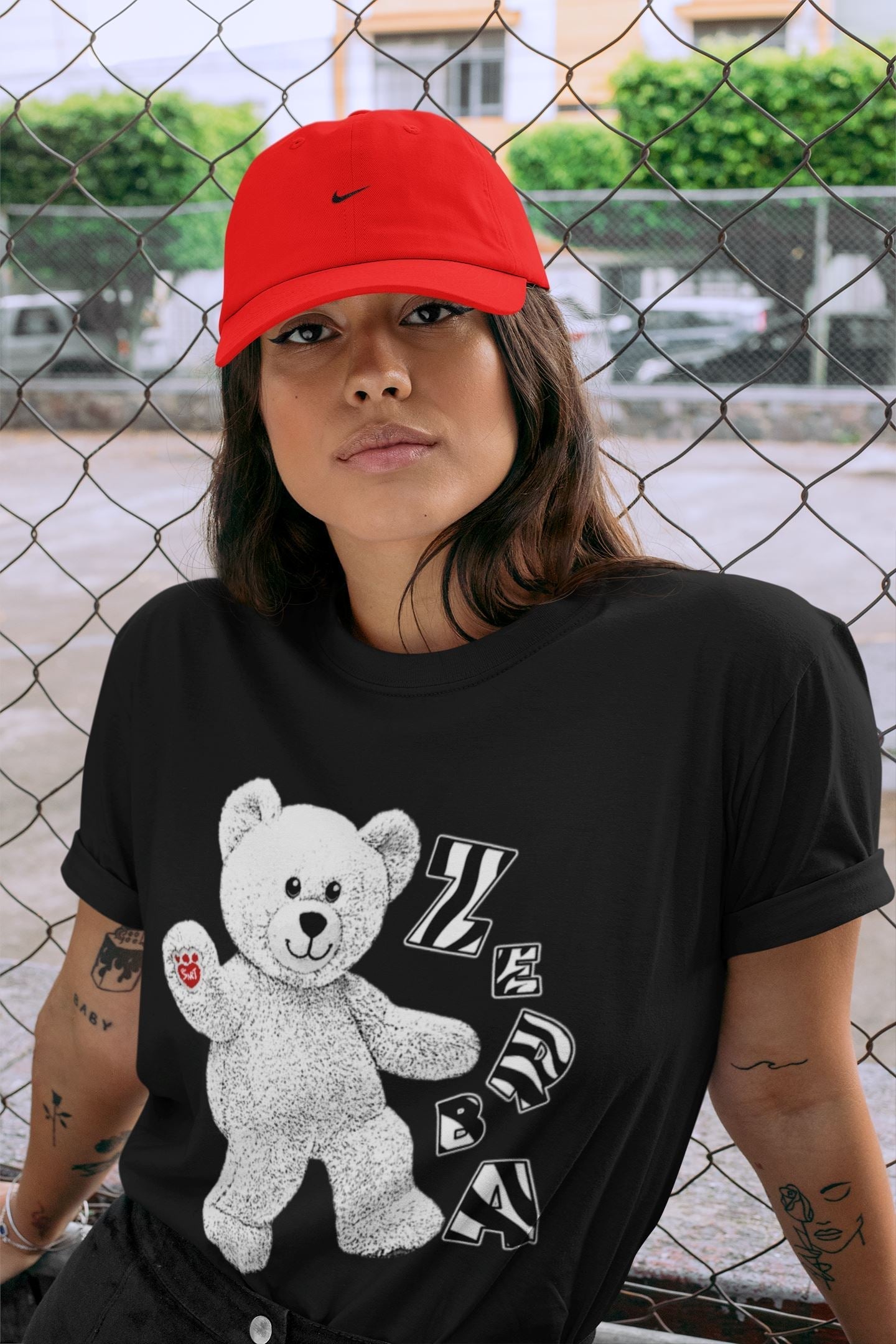 Hello Bear Unisex Tops - Yeezy 350 Zebra