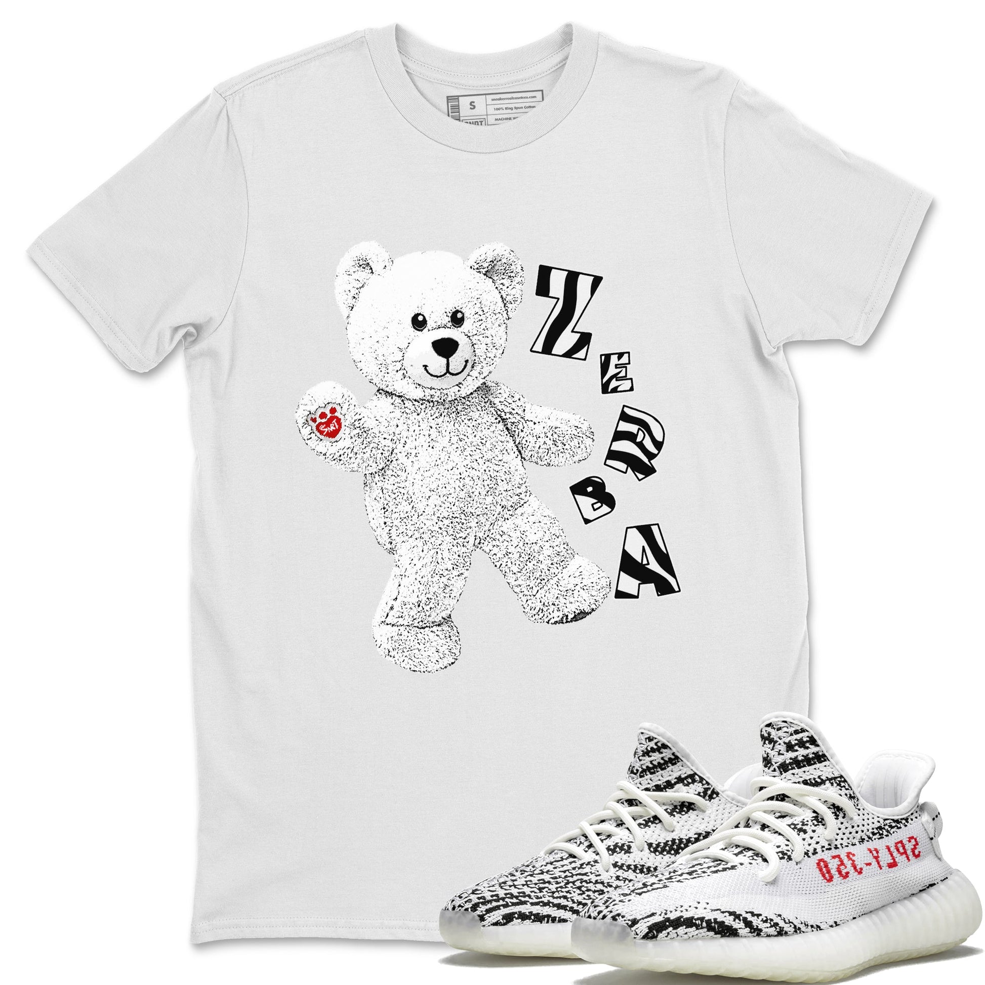 Hello Bear Unisex Tops - Yeezy 350 Zebra