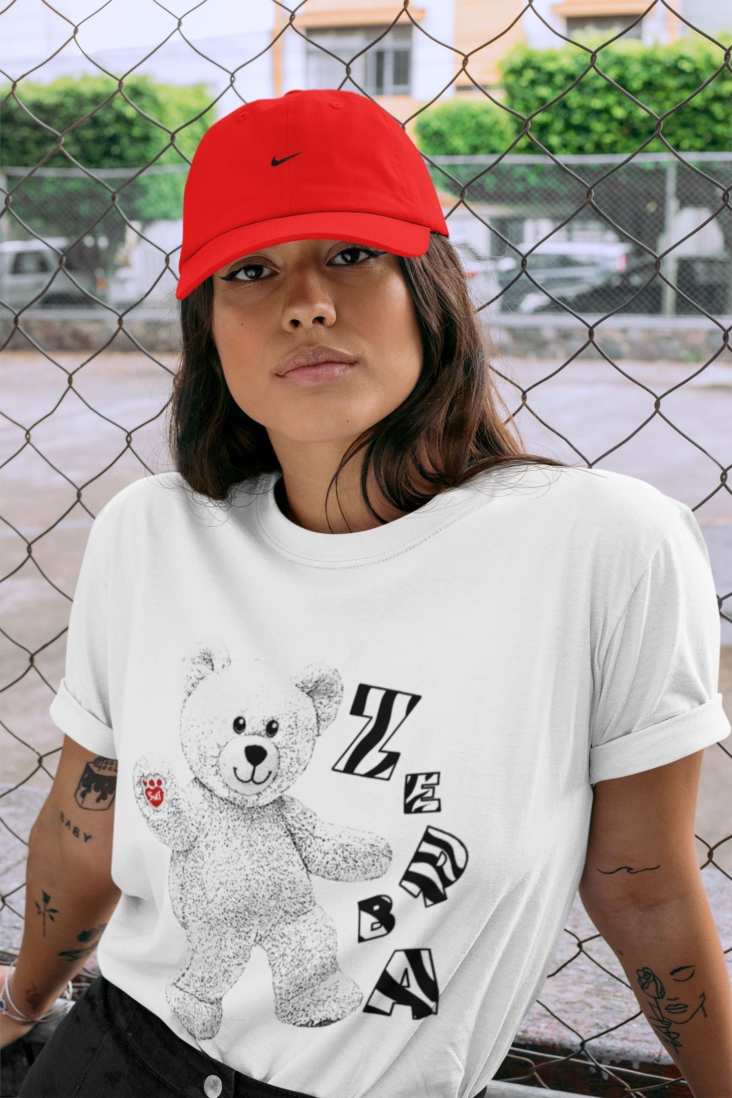 Hello Bear Unisex Tops - Yeezy 350 Zebra