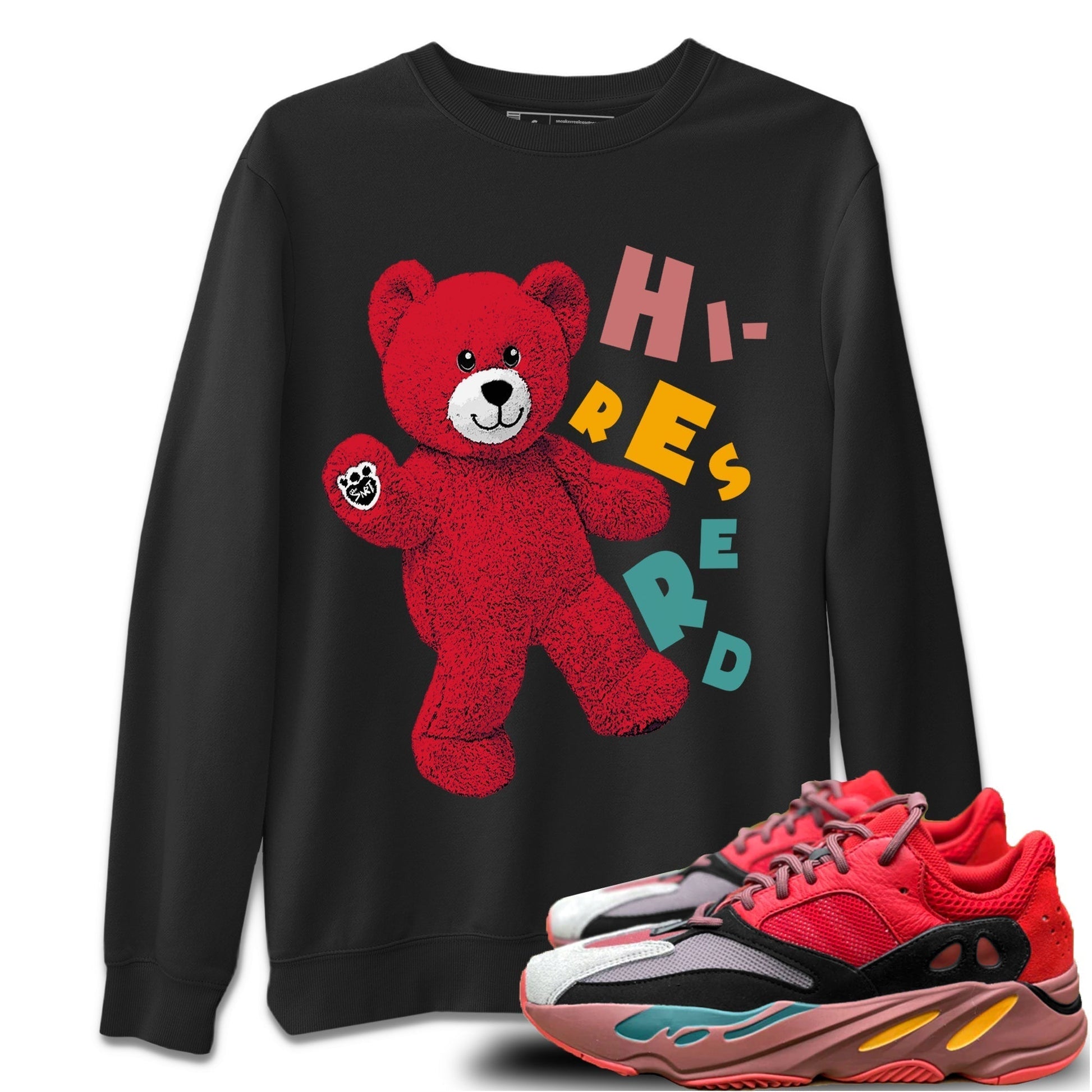 Hello Bear Unisex Tops - Yeezy 700 Hi-Res Red
