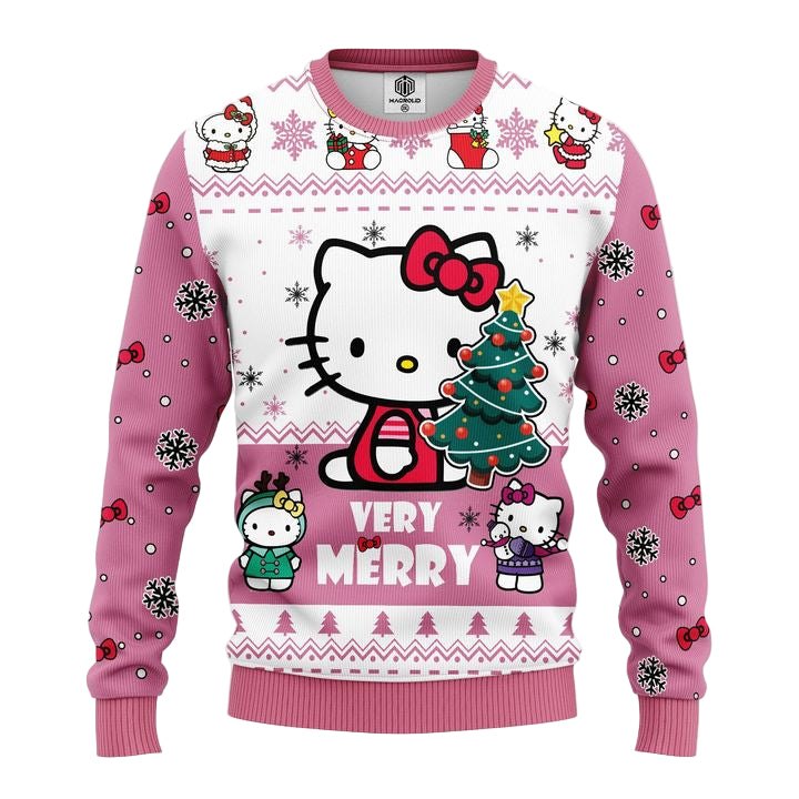 Hello Kitty Cute Ugly Christmas Sweater Amazing Gift Idea Thanksgiving Gift ? Usalast