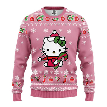 Hello Kitty Pink Ugly Christmas Sweater Amazing Gift Idea Thanksgiving Gift ? Usalast