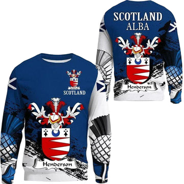 Henderson Scottish Family Crest Scotland Special Sweater A7 ? Usalast
