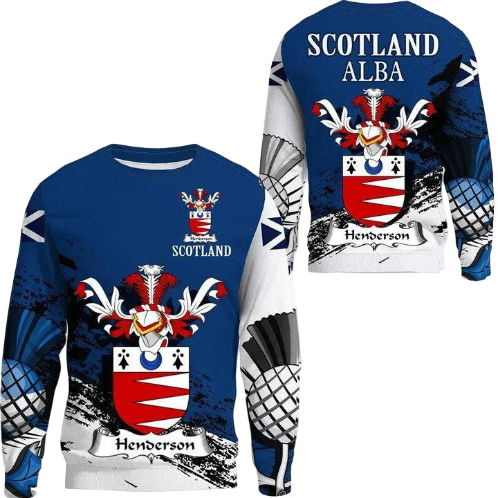 Henderson Scottish Family Crest Scotland Special Sweater A7 ? Usalast
