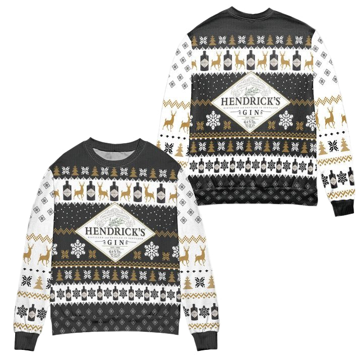 Hendricks Gin Logo Ugly Christmas Sweater ? Usalast