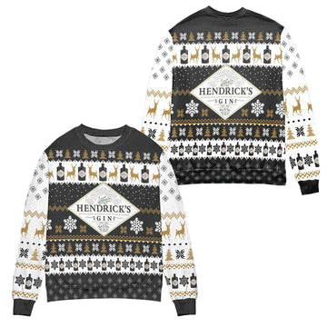 Hendricks Gin Logo Ugly Christmas Sweater ? Usalast