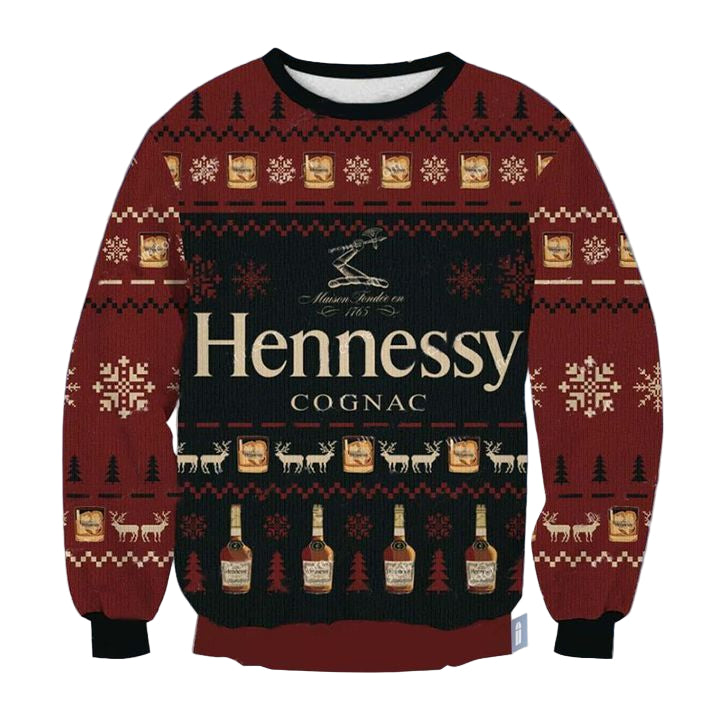 Hennessy Cognac Ugly Christmas Sweater 2022 ? Usalast