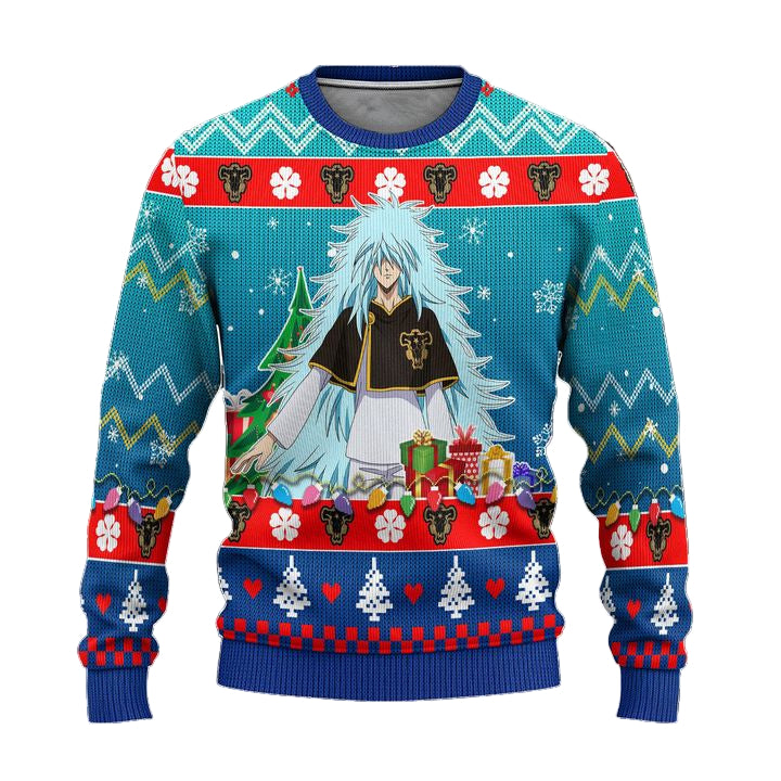 Henry Legolant Anime Ugly Christmas Sweater Black Clover Xmas Gift ? Usalast