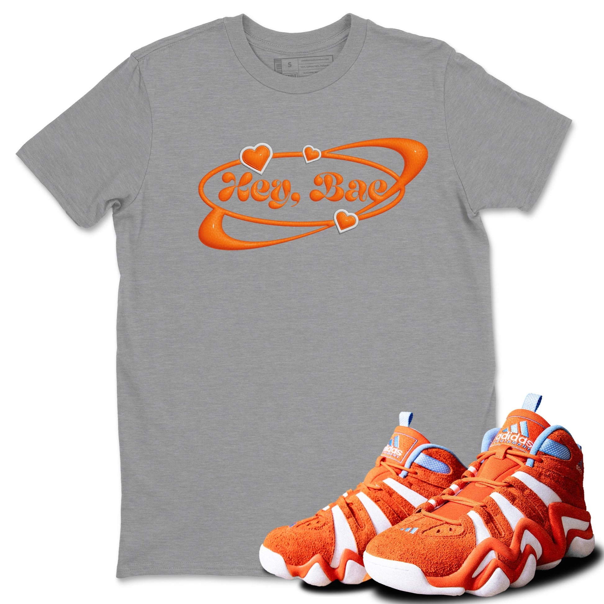 Hey Bae Sneaker Tee - Crazy 8 Team Orange